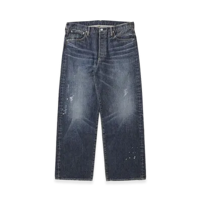 visvim Social Sculpture 01 Wide DMGD-1 "Indigo"