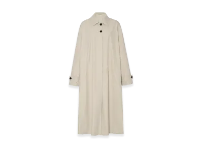 The Row Women's Lolana Cotton Coat "Porcelain"