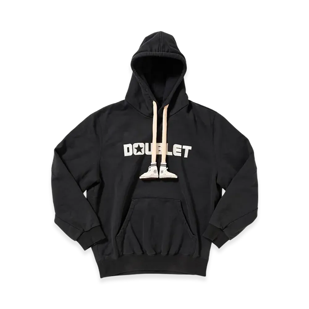 doublet x Converse "Jack Parcell All Star" Hoodie "Black"