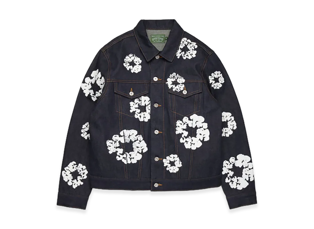 DENIM TEARS Cotton Wreath Denim Jacket "Selvedge"