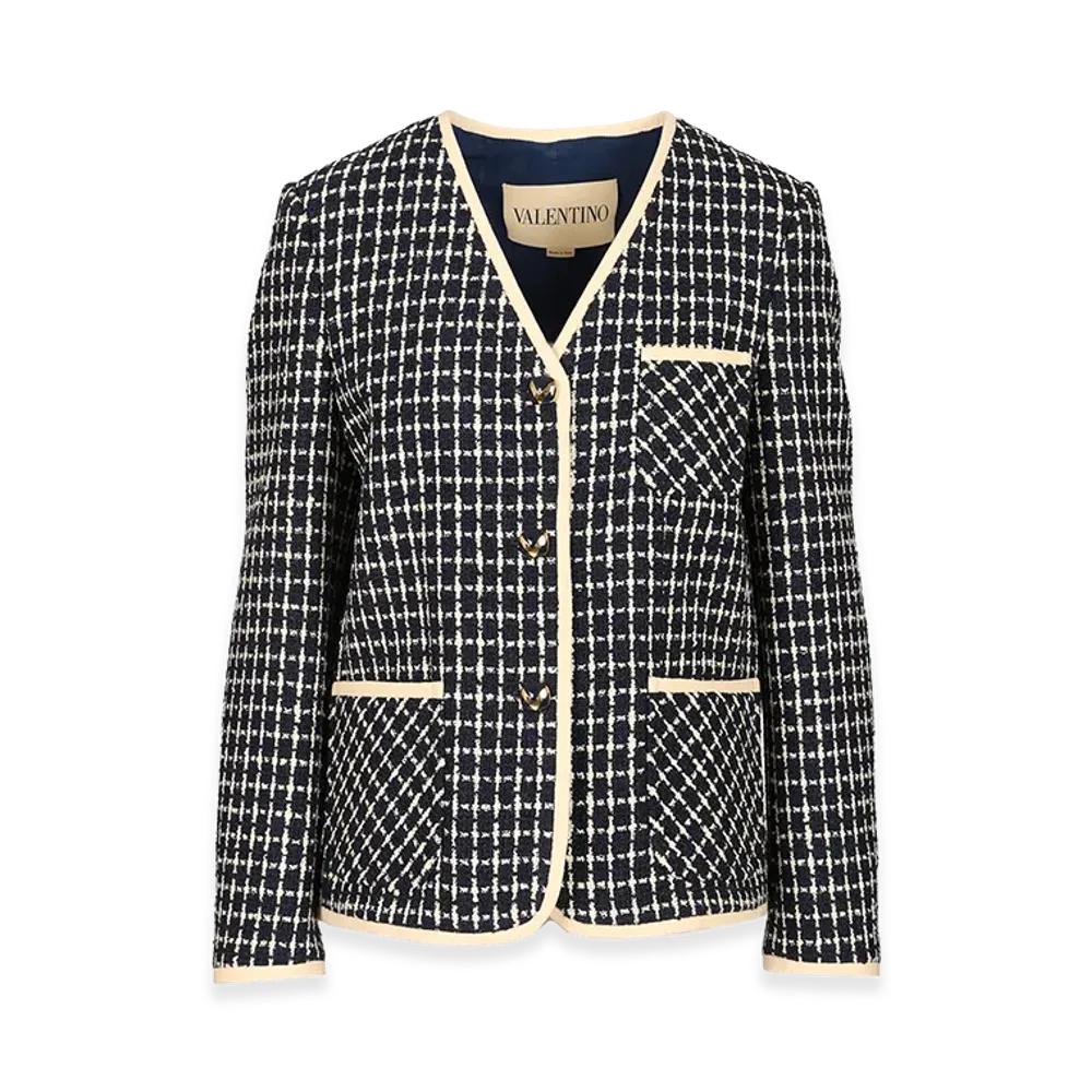 Valentino Women's Boucle Jacket "Multicolor"