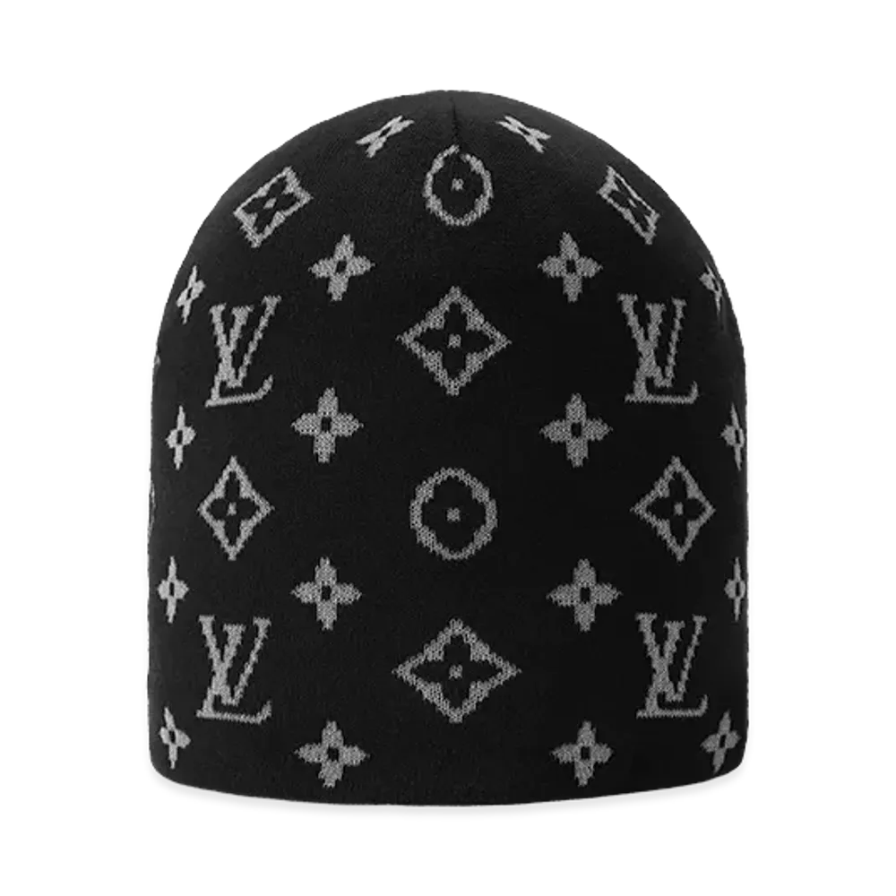 Louis Vuitton Beanie LV Fit Monogram Reflective "Noir"