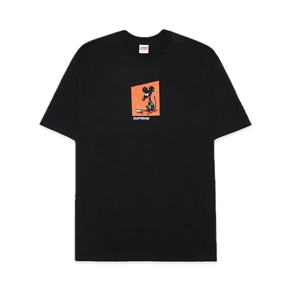 Supreme Mouse Tee "Black"