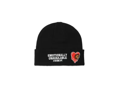 A BATHING APE x EMOTIONALLY UNAVAILABLE Milo Beenie "Black"