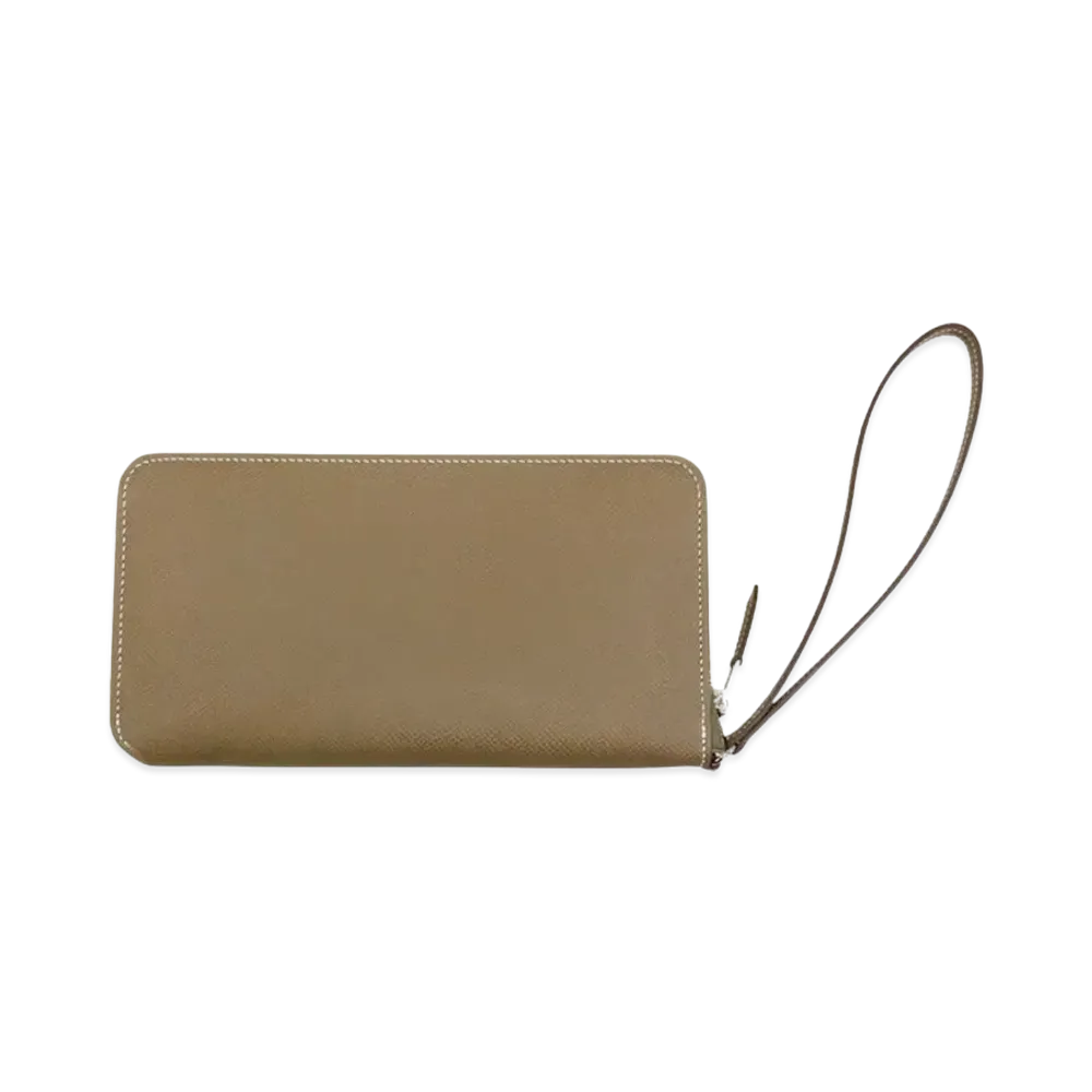 Hermes Azap Dragonne Long Veau Epsom "Etoupe/Silver"