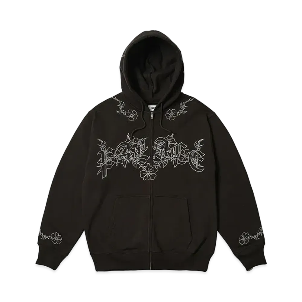 PALACE Flexus Zip Hood "Black"