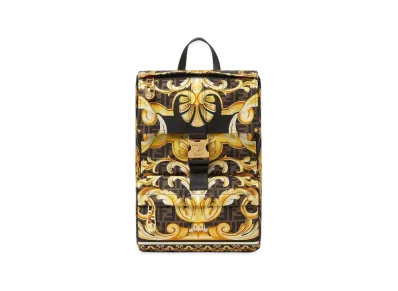 FENDI x Versace Fendace Gold Baroque Backpack "Black"