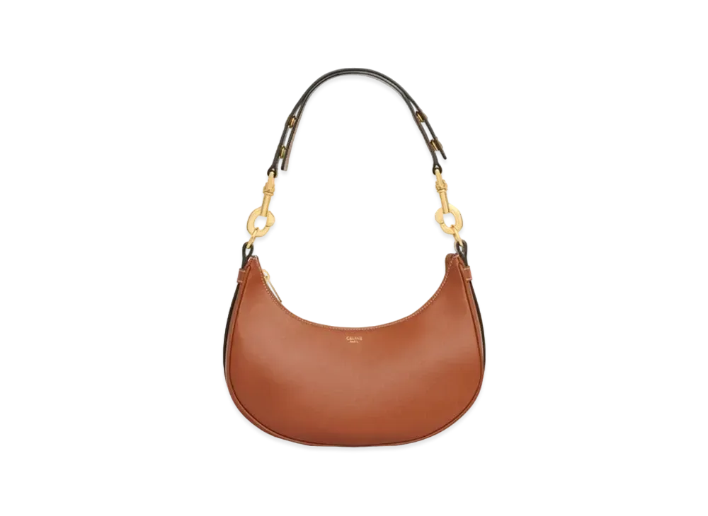 CELINE Medium Ava Strap Bag In Smooth Calfskin "Tan"
