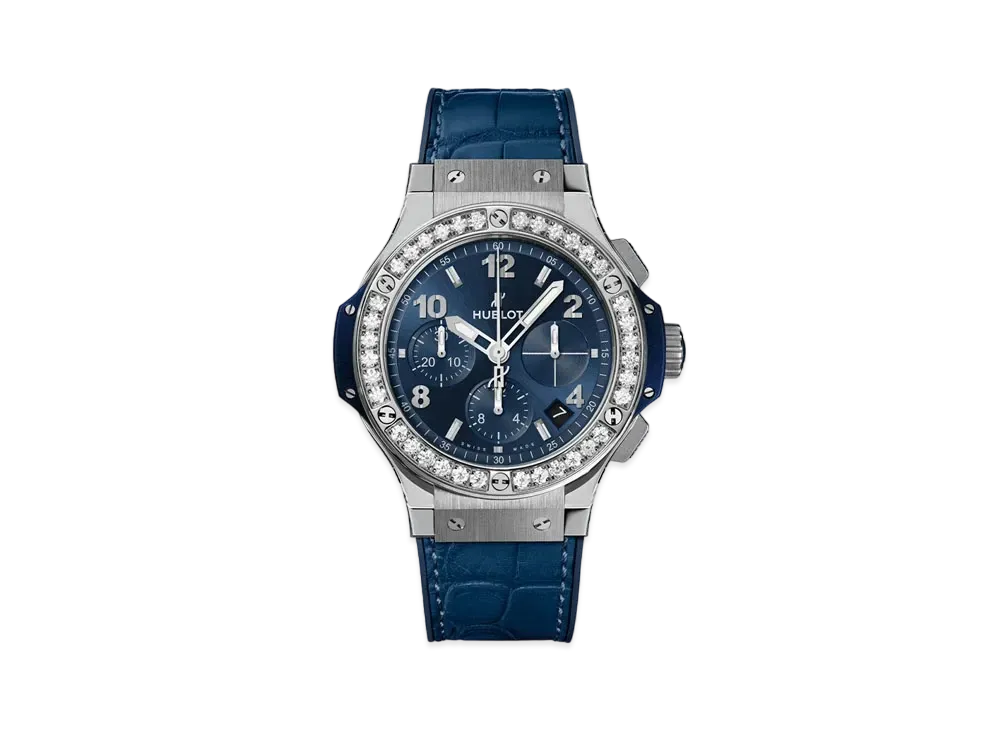 HUBLOT Big Bang Steel Blue Diamonds 41mm