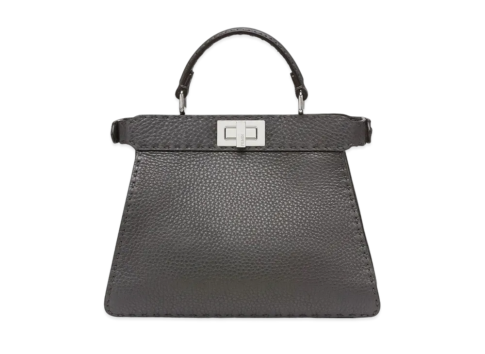 FENDI Peekaboo Iseeu Small Selleria Bag "Dark Grey"