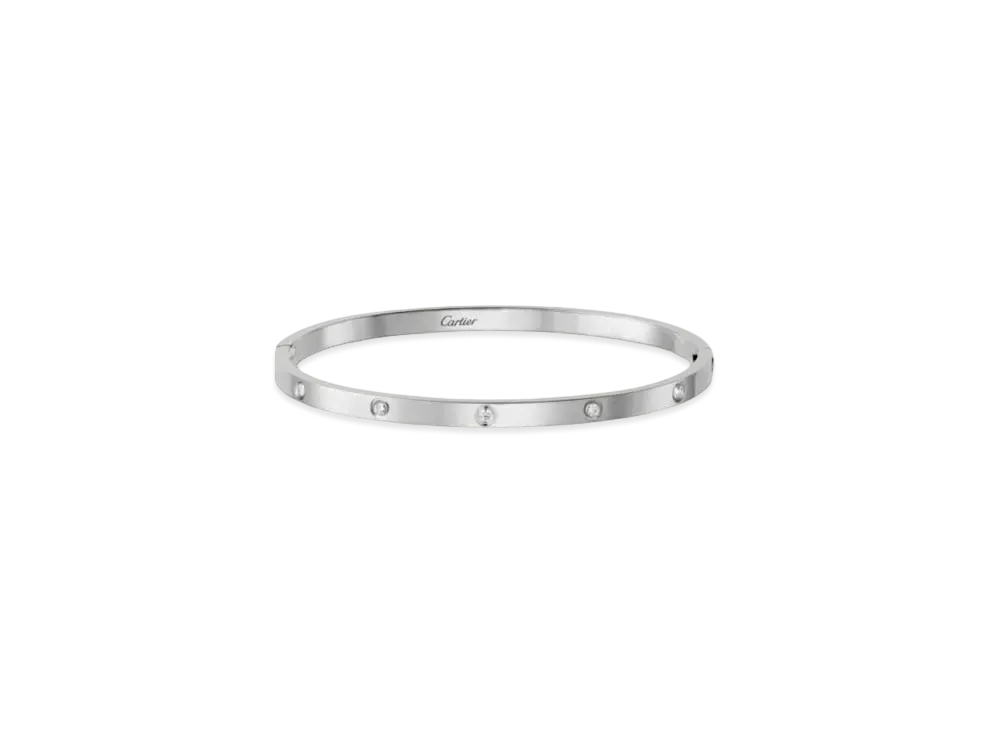 Cartier Love Bracelet, Small Model, 10 Diamonds