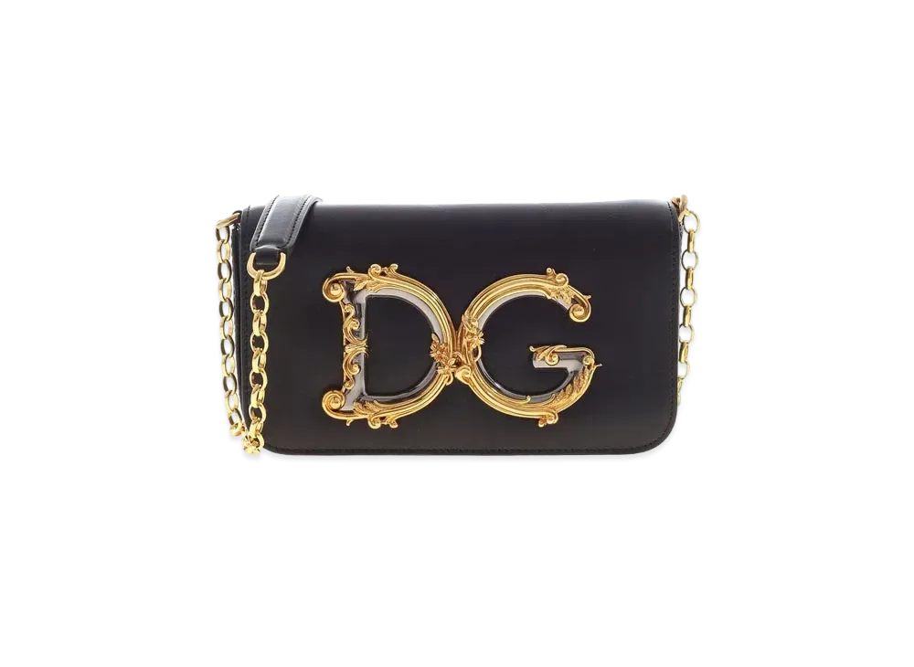Dolce&Gabbana DG Girls Clutch Calfskin "Black"