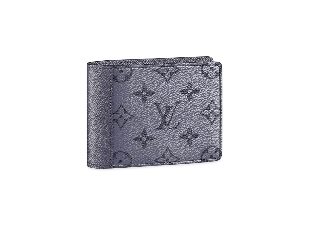 Louis Vuitton Multiple Wallet Taigarama "Silver"