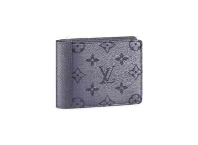 Louis Vuitton Multiple Wallet Taigarama "Silver"