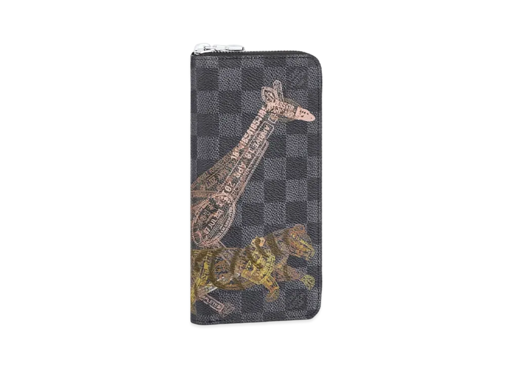 Louis Vuitton Zippy Wallet Vertical Damier "Noir"