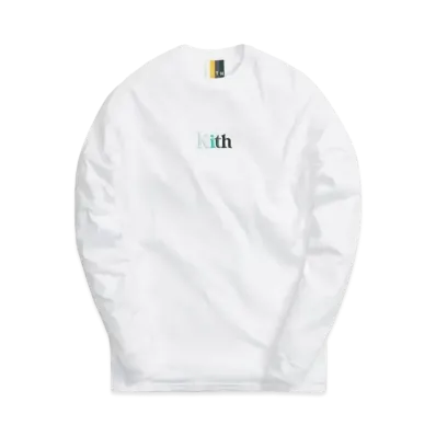 Kith LS Serif T-Shirt "White"