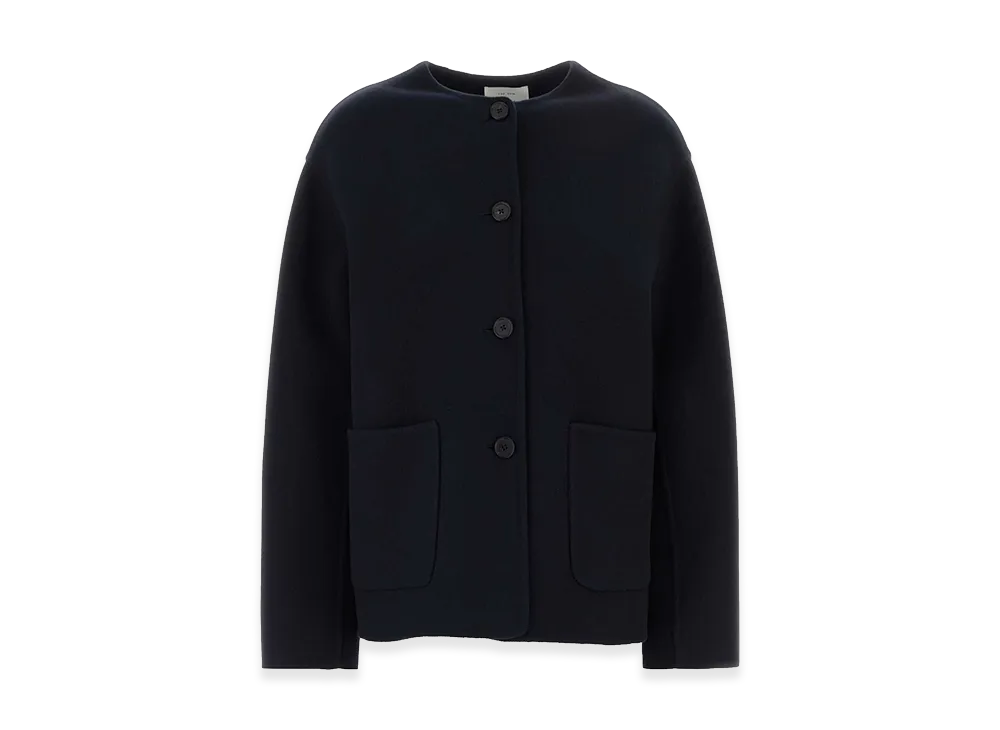 The Row Women's Wool Blend Quintus Jacket "Midnight Blue"