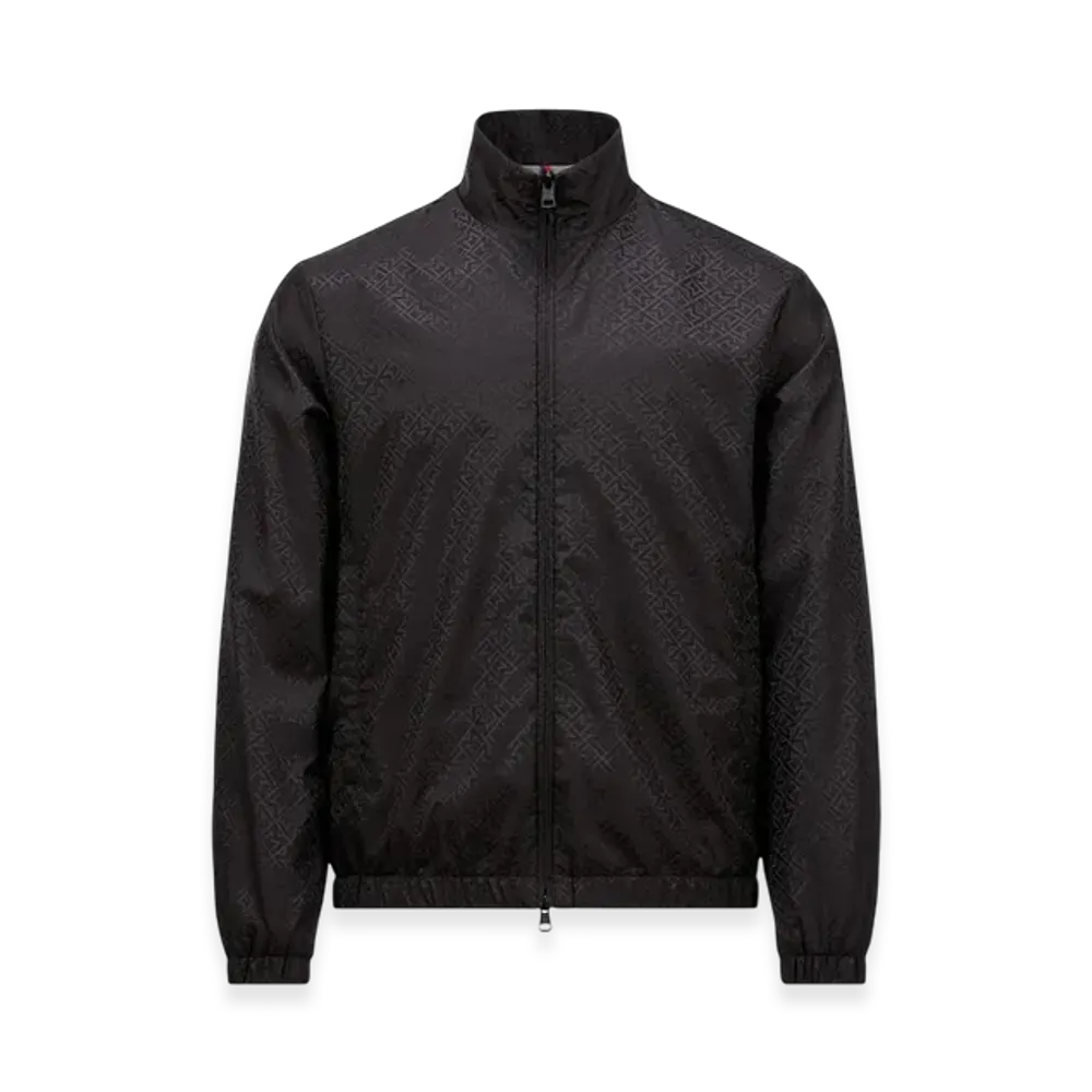 MONCLER Vanoise Monogram Jacquard Windbreaker "Black"