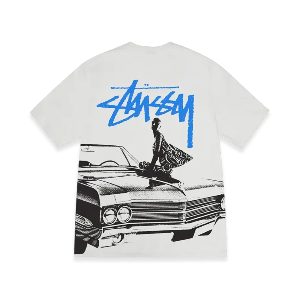 Stussy Beat Crazy Tee "Fog"