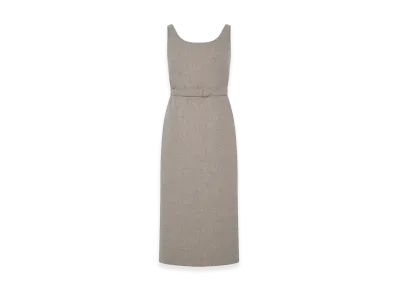 The Row Women's Vadira Wool Dress "Beige/Off White"