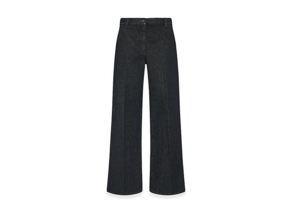 The Row Women's Vita Cotton Jeans "Black"