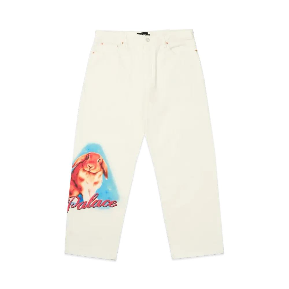 PALACE Phumper P90 Baggy Jean "White"