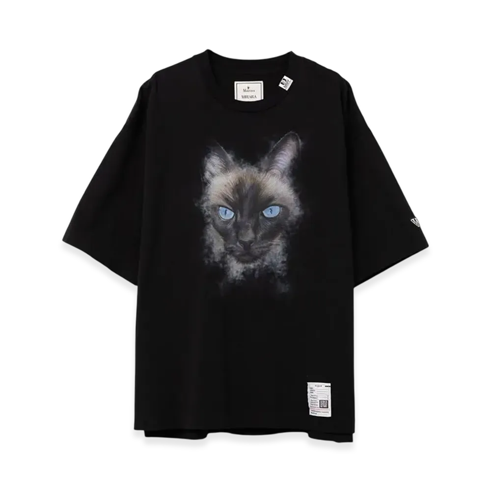 Maison MIHARA YASUHIRO Cat Printed T-Shirt "Black"