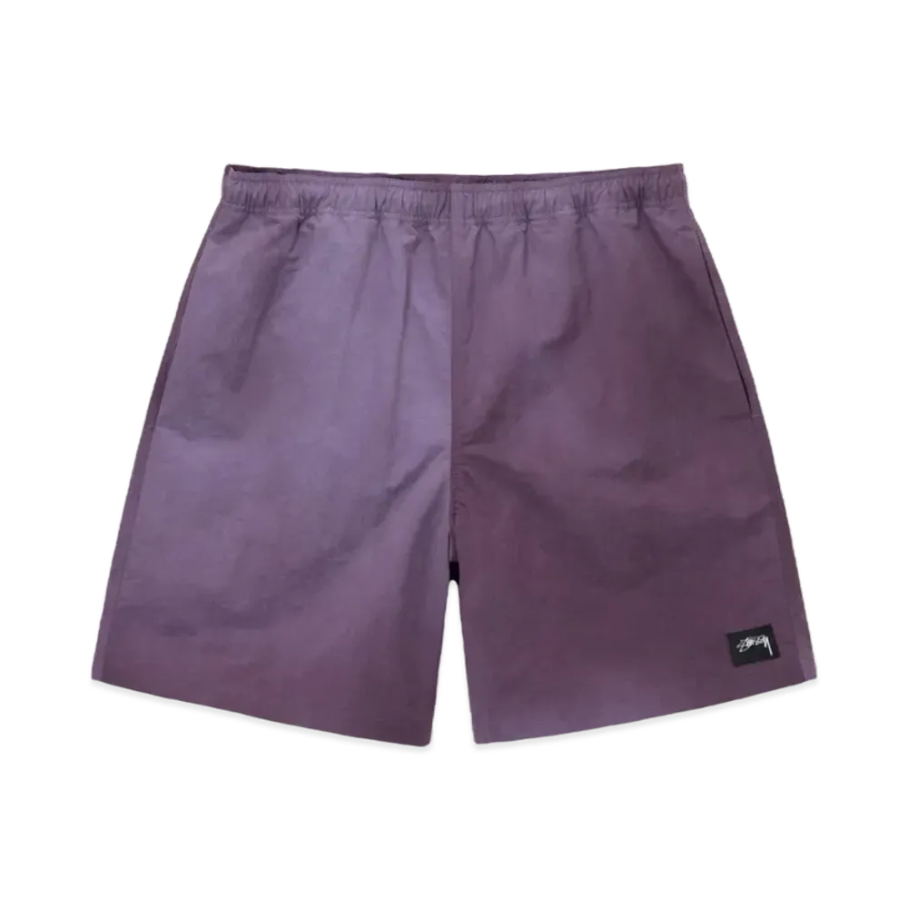 Stussy Wave Dye Nylon Shorts "Purple"