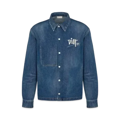 Dior x Shawn Stussy Cotton Denim Overshirt