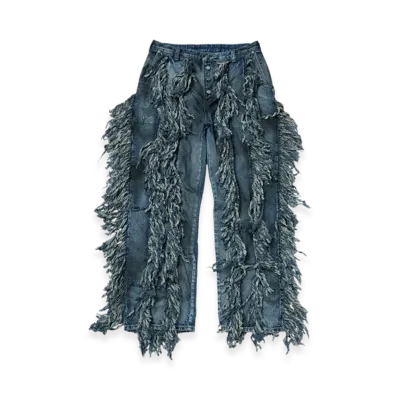 THUG CLUB Angels Denim Pants "Blue"