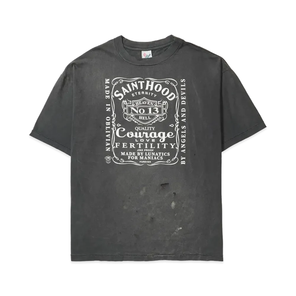 SAINT Mxxxxxx x NEIGHBORHOOD STHD SS Tee/Skull Bike "Black"