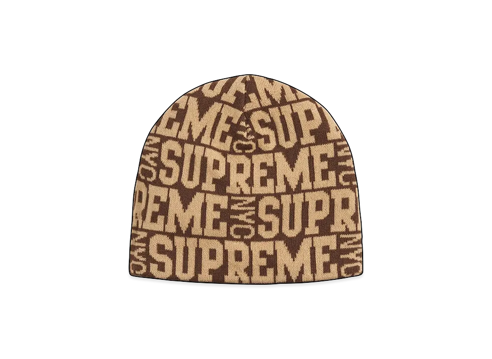 Supreme Reversible Camo Beanie "Brown"