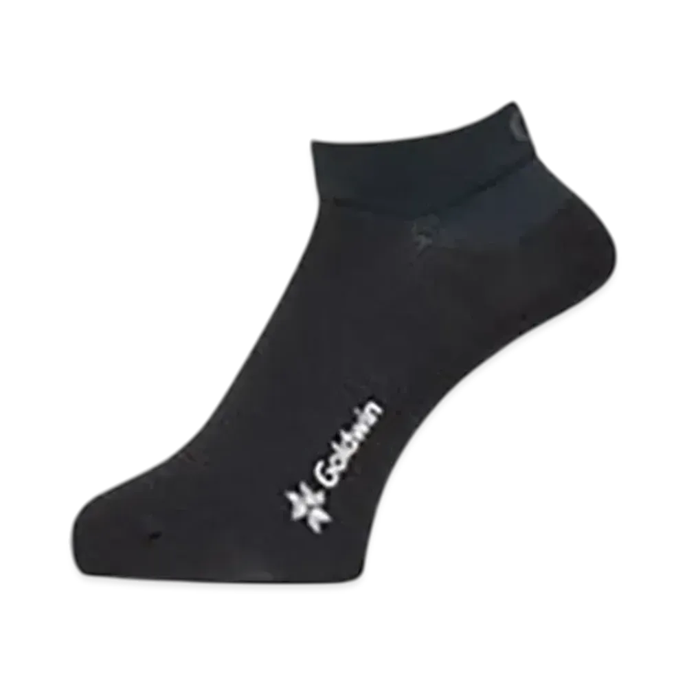 Goldwin Paper Fiber Arch Support Short Socks (C3 Fit/Unisex) "Black"