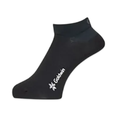 Goldwin Paper Fiber Arch Support Short Socks (C3 Fit/Unisex) "Black"