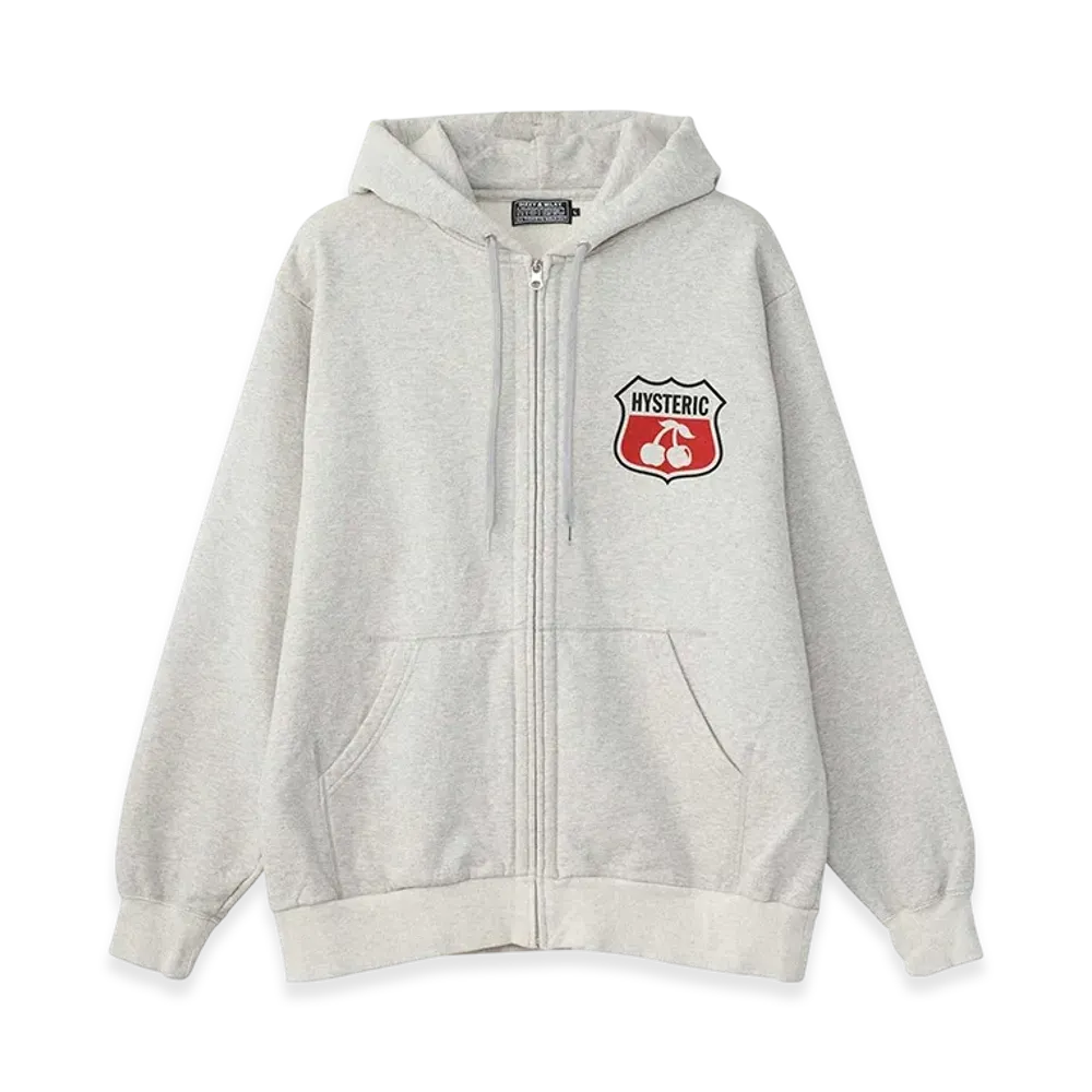 HYSTERIC GLAMOUR Hysteric Cherry Hoodie "Top Gray"