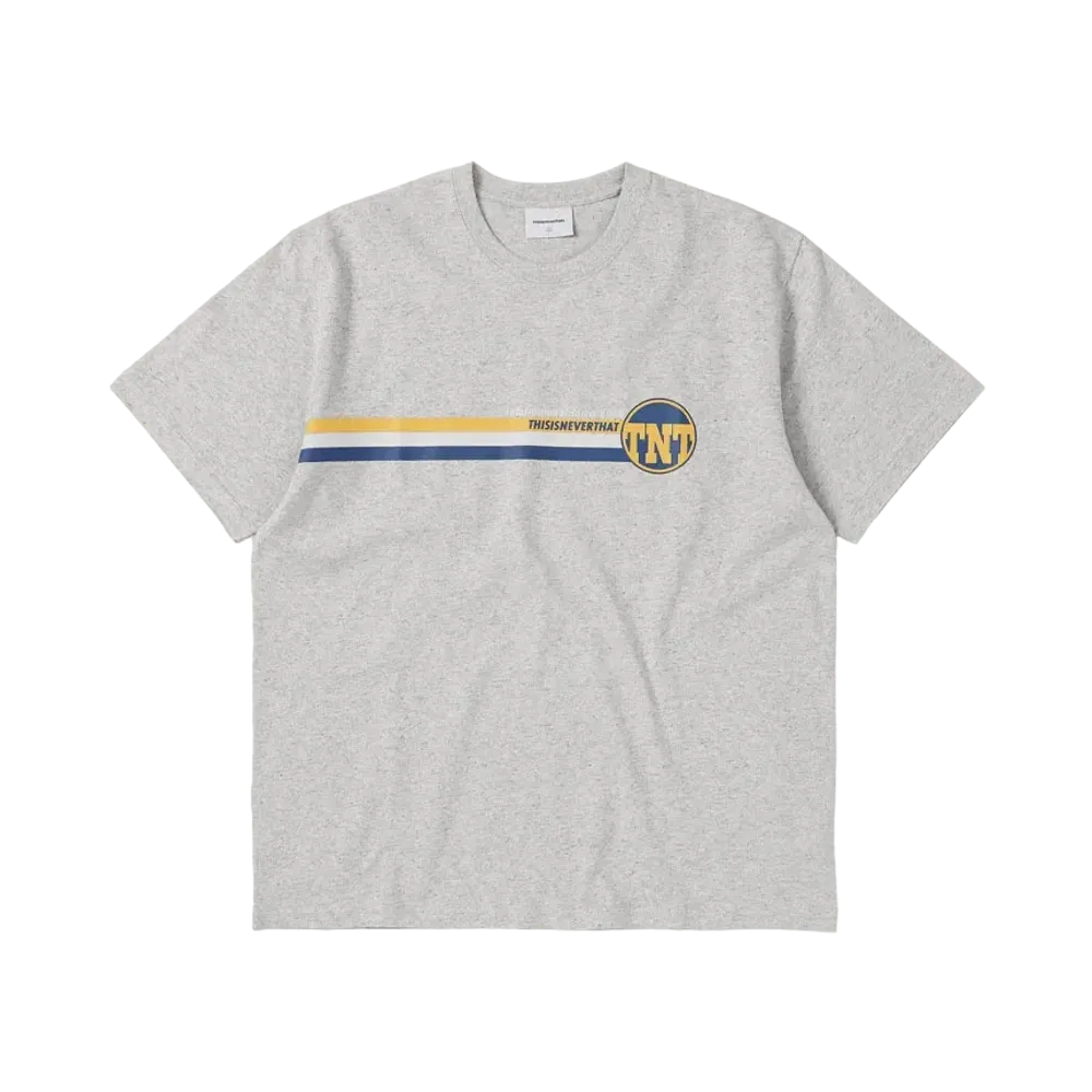 thisisneverthat TNT Track Lines Tee "Heather Grey"