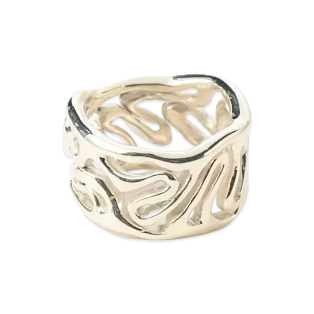 BEAMS FUTURE ARCHIVE x Octi Root Signet Ring "Silver"
