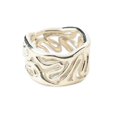 BEAMS FUTURE ARCHIVE x Octi Root Signet Ring "Silver"
