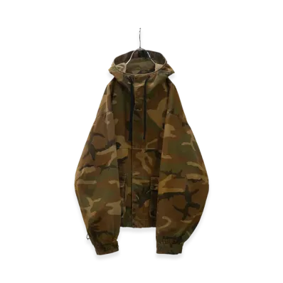 ANCELLM Camo Zipup Hoodie "Woodland"