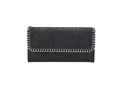 STELLA McCARTNEY Farabela Continental Wallet "Black"