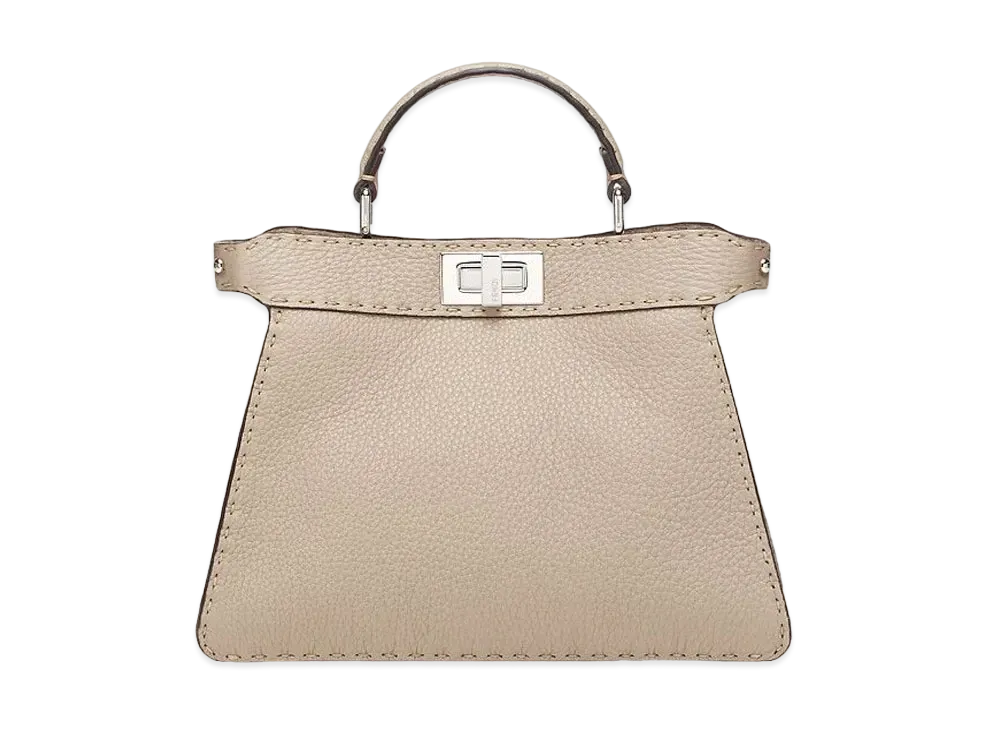 FENDI Peekaboo ISeeU Small Selleria Bag "Dove Grey"