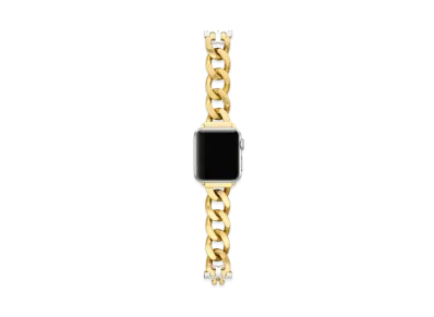 Tory Burch Apple Watch Curvelink Band Gold Tone / Silver 38mm~40mm