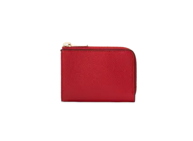 Valextra Zip Key Holder "Red"