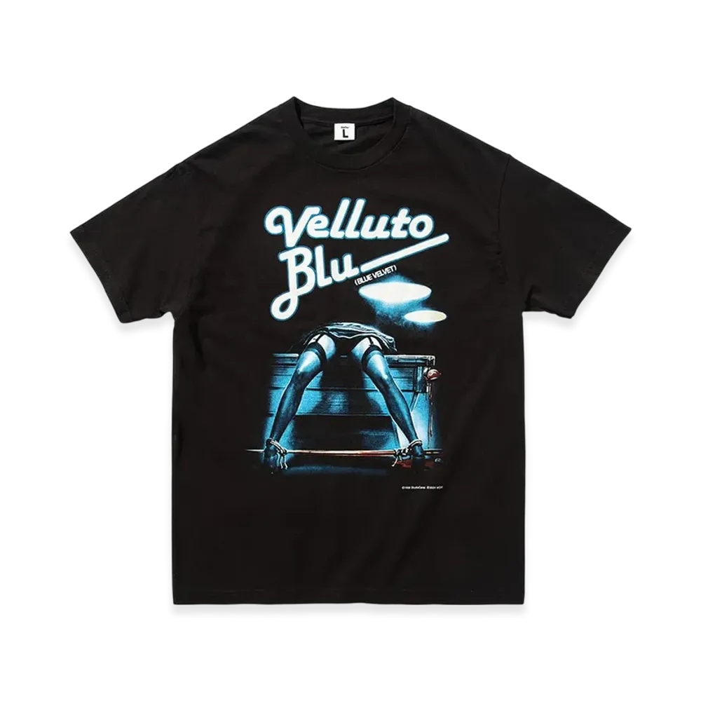 Weber x Blue Velvet Italian Poster Art T Shirt "Black"