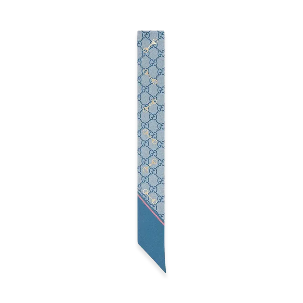 GUCCI Women's Cruise Scarfs "Blue"