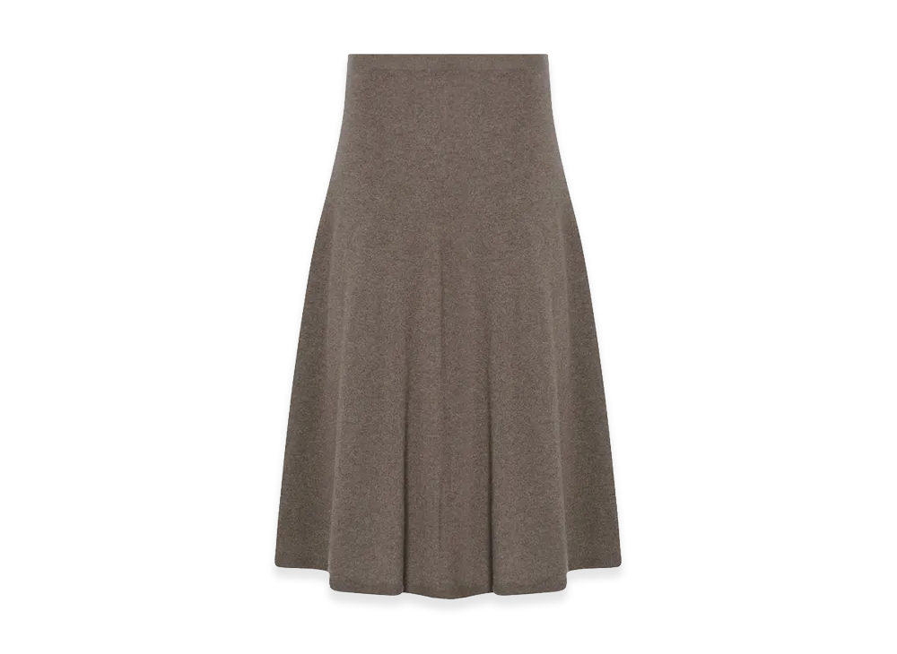 The Row Women's Masini Cashmere Skirt "Brown Sepia"