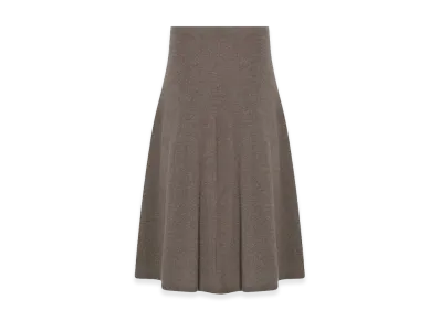 The Row Women's Masini Cashmere Skirt "Brown Sepia"