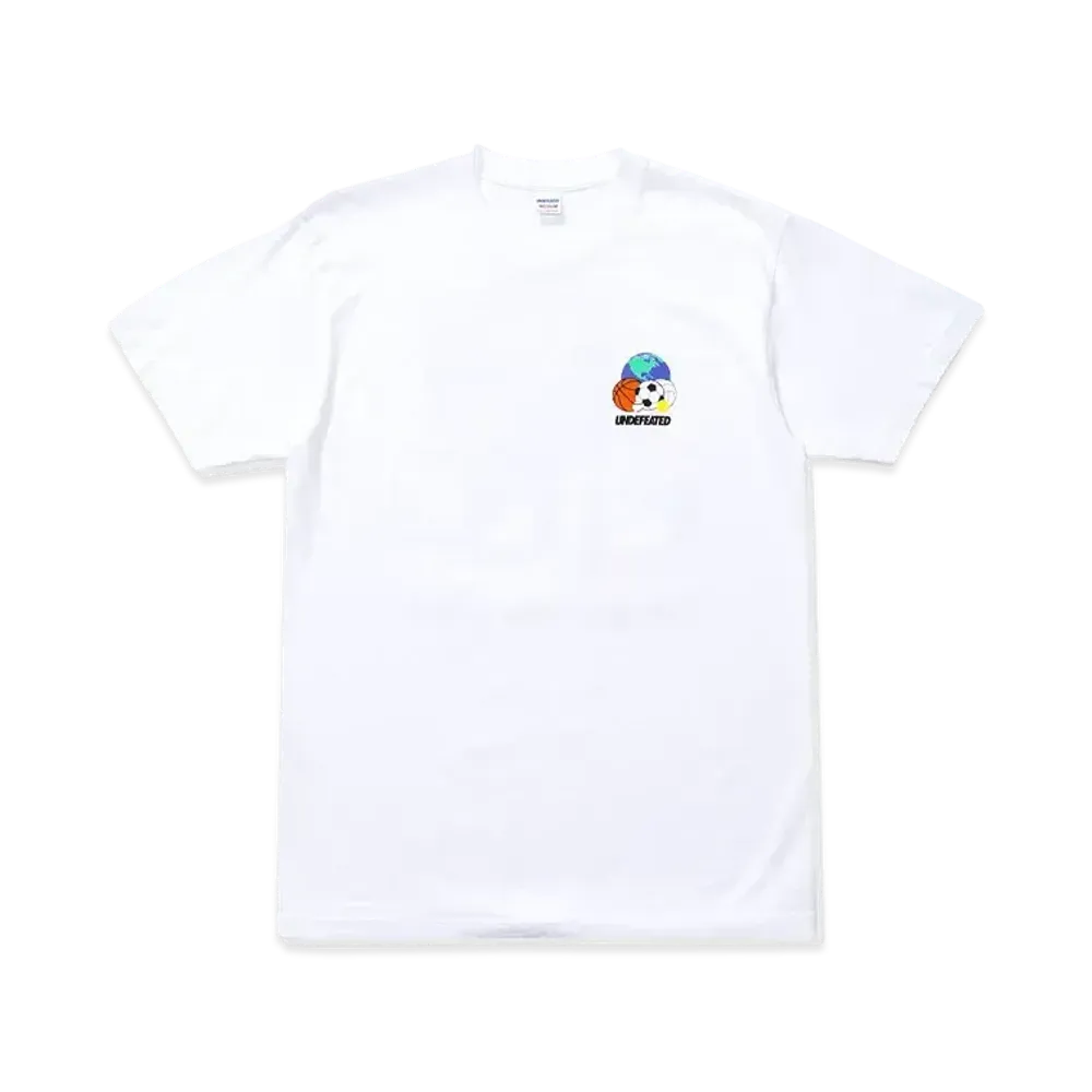 UNDEFEATED GLOBALLS S/S TEE - 80167 "White"