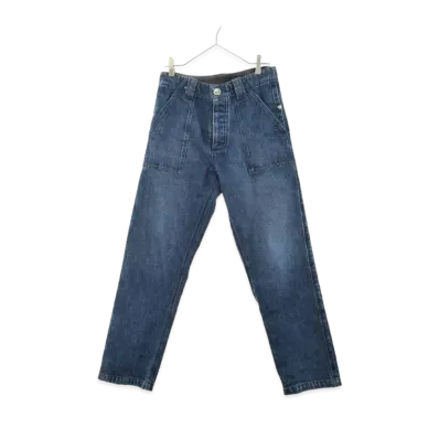 Chrome Hearts Fatigue Baker Denim Pants Scroll Label "Indigo"