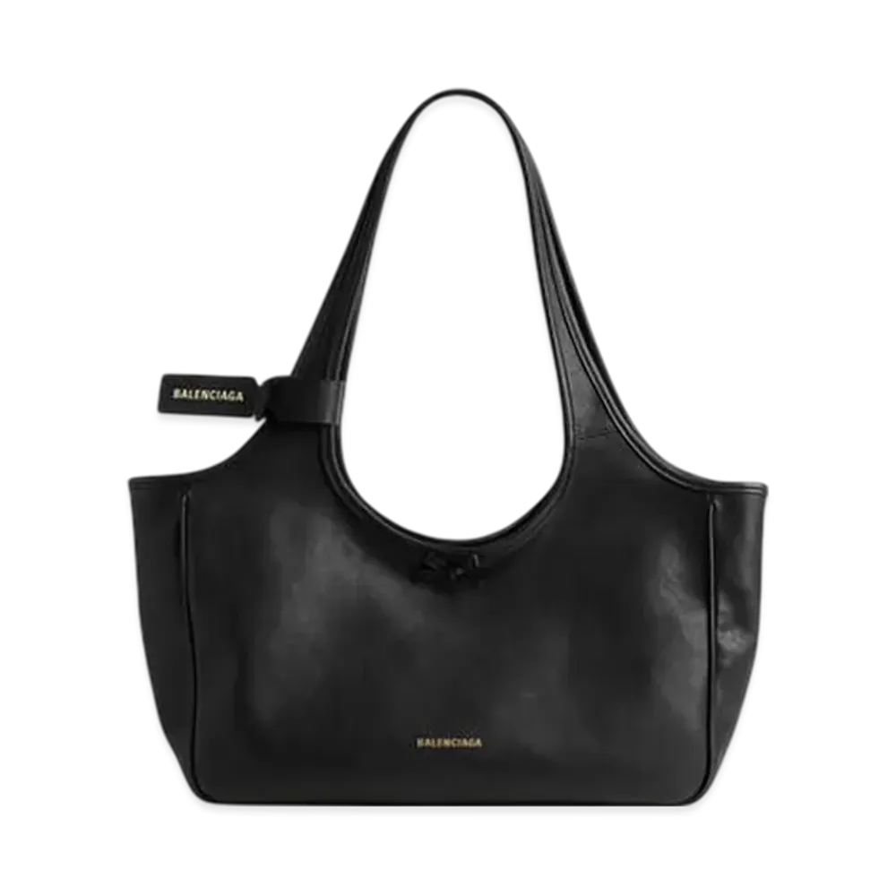 BALENCIAGA Laundrette Tote Bag East-West "Black"